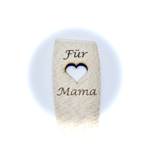 Pfannenwender Mama mit Herz und Gravur Für Mama